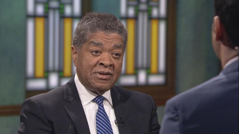 Chief Judge Timothy Evans appears on “Chicago Tonight” on Aug. 8, 2019.