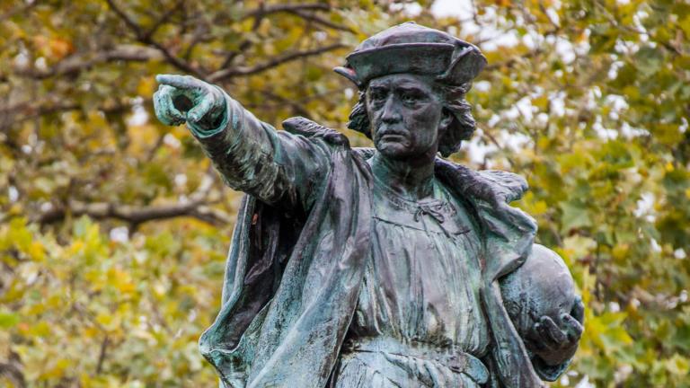 Statue of Christopher Columbus (Kenneth C. Zirkel / Wikimedia Commons) 