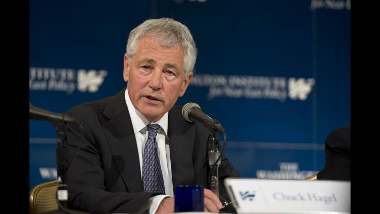 A file photo of former U.S. Secretary of Defense Chuck Hagel (Photo Credit: U.S. Department of Defense)