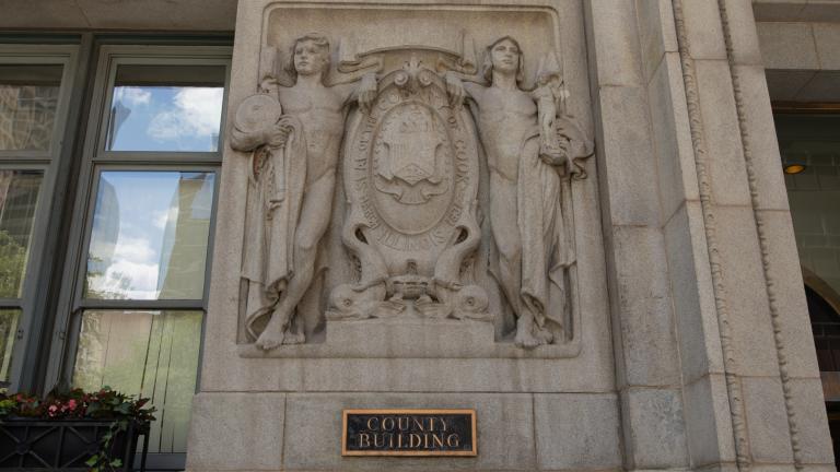 The Cook County building is pictured in a file photo. (Michael Izquierdo / WTTW News)