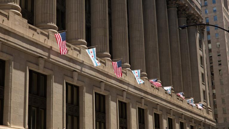 City Hall is pictured in a file photo. (Michael Izquierdo / WTTW News)