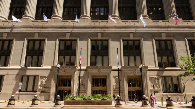 Chicago City Hall. (Michael Izquierdo / WTTW News)
