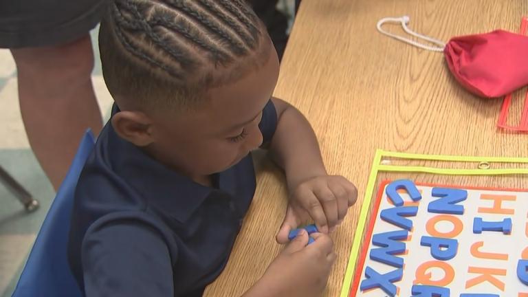 File photo of a child in a classroom. (WTTW News)