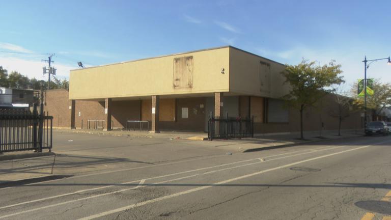 Aldi shuttered its West Garfield Park location in October 2021. (WTTW News)