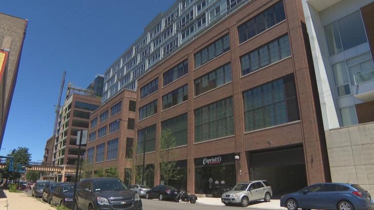 Co-living facility Quarters is located in the Fulton Market district. (Chicago Tonight)