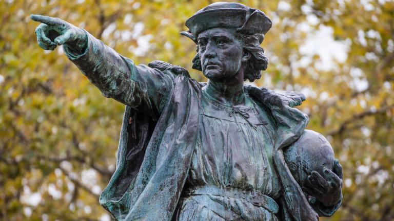 Statue of Christopher Columbus (Kenneth C. Zirkel / Wikimedia Commons) 