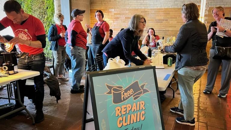 The Community Glue Workshop will be running a repair clinic at Sunday's Reuse-a-Palooza. (Community Glue Workshop / Facebook)