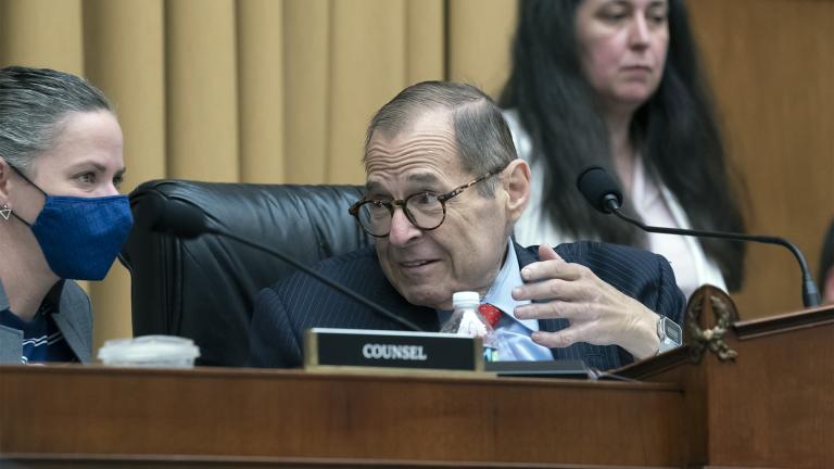 House Judiciary Committee Chair Jerry Nadler, D-N.Y., as the panel holds a markup on the Assault Weapons Ban of 2021, at the Capitol in Washington, Wednesday, July 20, 2022. (AP Photo / J. Scott Applewhite) House Judiciary Committee Chair Jerry Nadler, D-N.Y., as the panel holds a markup on the Assault Weapons Ban of 2021, at the Capitol in Washington, Wednesday, July 20, 2022. (AP Photo / J. Scott Applewhite)