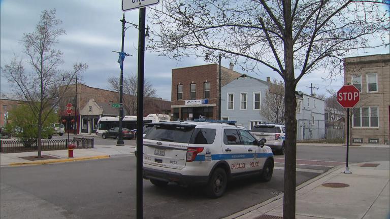 Chicago’s 9th Police District at 32nd and Halsted streets in Bridgeport. (WTTW News)