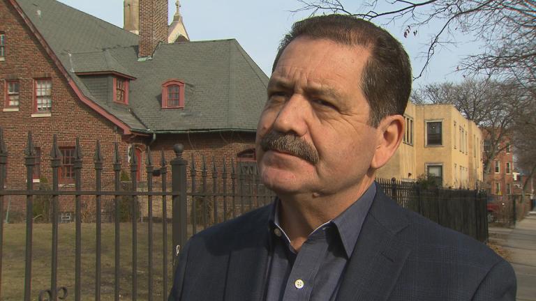 Cook County Commissioner Jesus “Chuy” Garcia (D-Chicago) speaks with “Chicago Tonight” in February 2017. 
