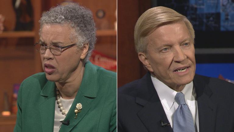 Cook County Board President and former Ald. Bob Fioretti appear on “Chicago Tonight” on March 7, 2018.