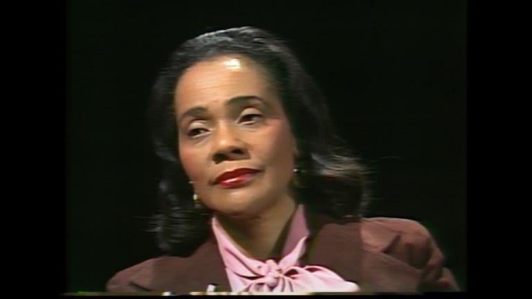 Coretta Scott King was interviewed on WTTW in 1978. (WTTW)