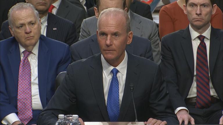 Boeing CEO Dennis Muilenburg (WTTW News)
