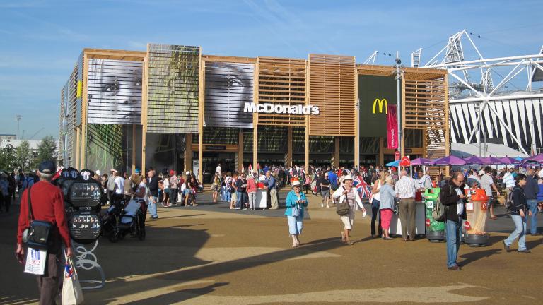 McDonald's at the London 2012 Summer Olympics. (Phil Richards / Flickr)
