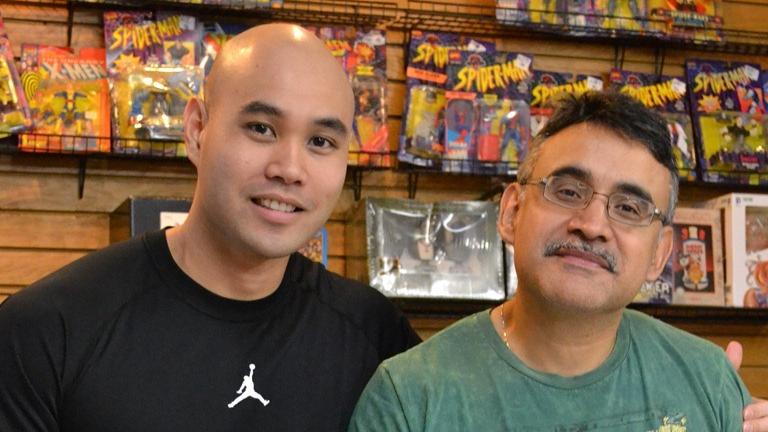Variety Comics co-owners Vin Nguyen (left) and Victor Olivarez. (Photo/Kristen Thometz)