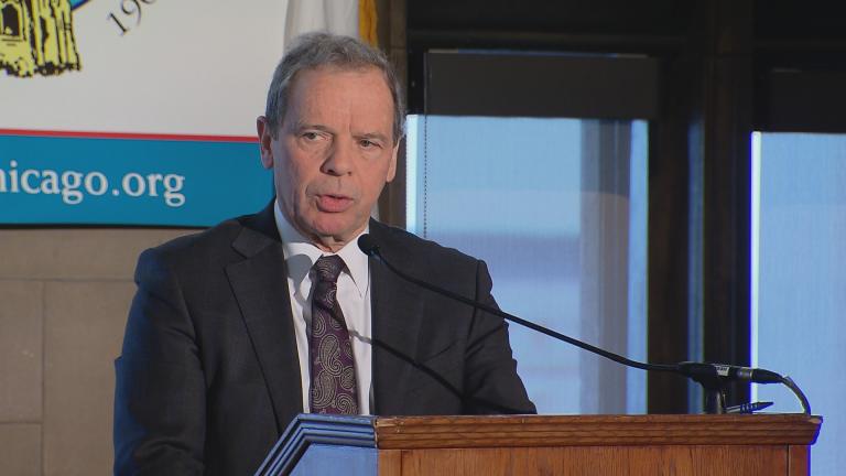 Illinois Senate President John Cullerton speaks Monday at the City Club of Chicago.