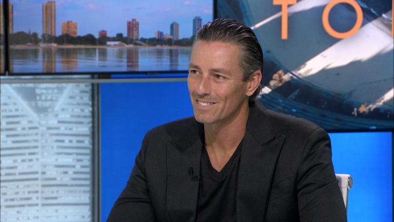 Chef Curtis Duffy appears on “Chicago Tonight” on Aug. 26, 2025. (WTTW News)