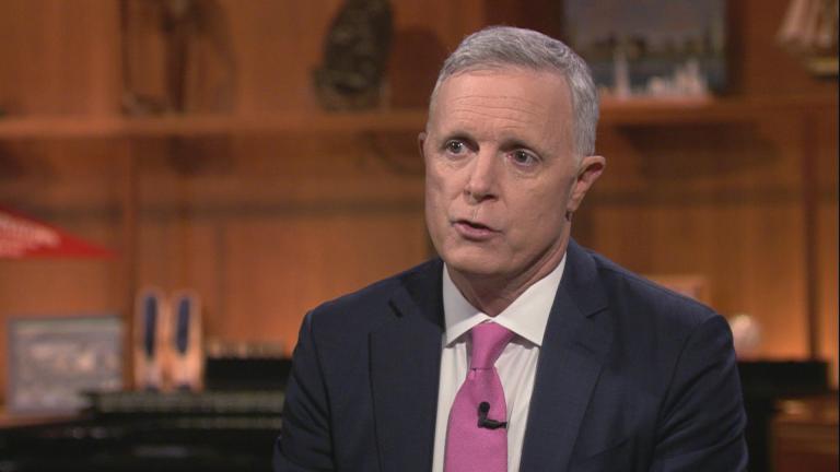 Deputy Gov. Dan Hynes appears on “Chicago Tonight” on Nov. 26, 2019. (WTTW News) Deputy Gov. Dan Hynes appears on “Chicago Tonight” on Nov. 26, 2019. (WTTW News)