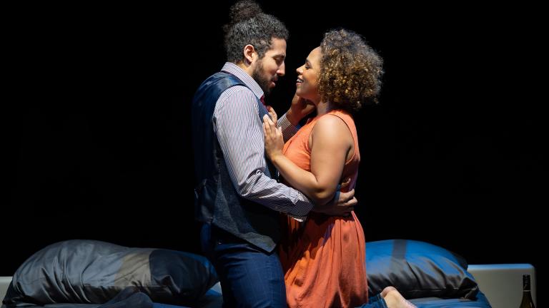 Katherine Thomas and Heath Saunders in “Darling Grenadine.” (Photo by Liz Lauren)