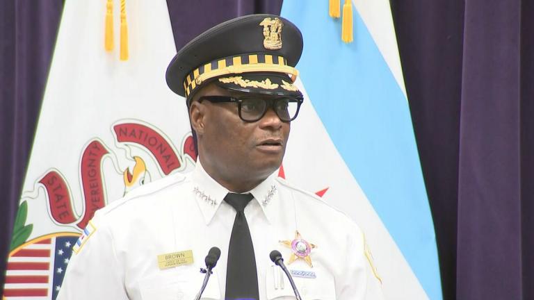 Chicago police Superintendent David Brown (WTTW News)