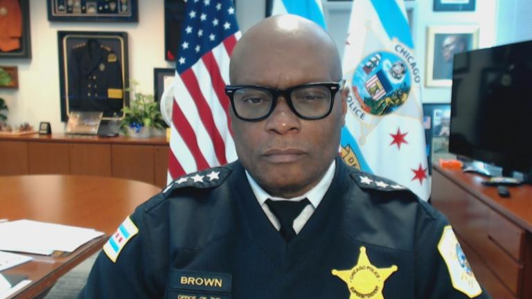 Chicago Police Superintendent David Brown joins “Chicago Tonight: Black Voices” on April 16, 2022. (WTTW News)