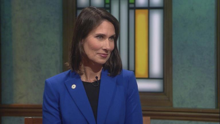 Deborah Hersman appears on “Chicago Tonight.”