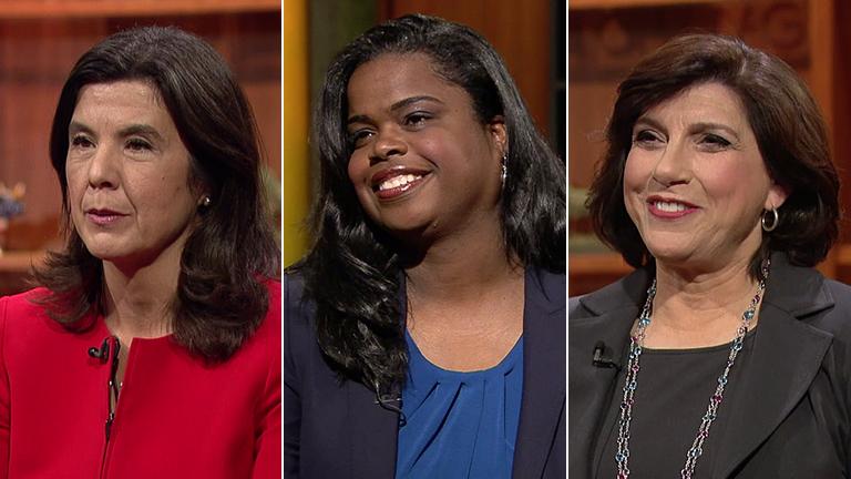 From left: Anita Alvarez, Kimberly Foxx, Donna More.