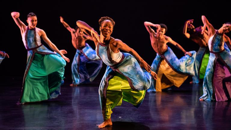 Deeply Rooted Dance Theater company in “Heaven.” (Photo by Michelle Reid)