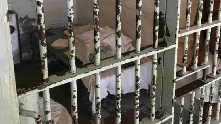 A restrictive housing cell at Pontiac Correctional Center from a 2019 expert report in Davis v. Jeffreys, a lawsuit over restrictive housing conditions filed by Uptown People’s Law Center.