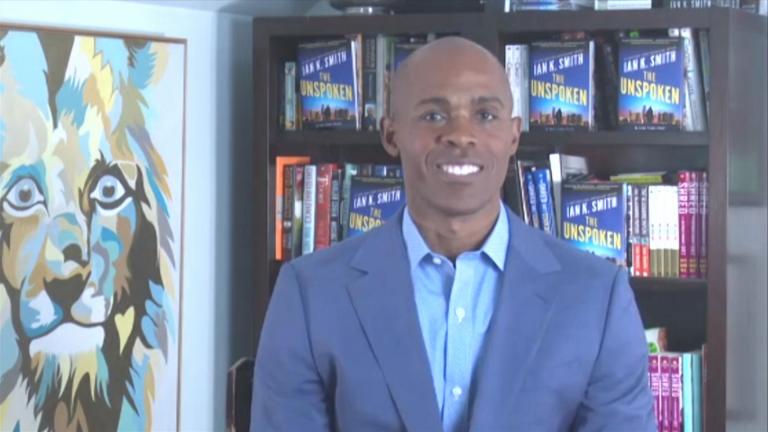 Dr. Ian Smith appears on “Black Voices” via Zoom. (WTTW News) Dr. Ian Smith appears on “Black Voices” via Zoom. (WTTW News)