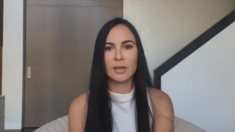 Dr. Izabel Olson speaks with “Latino Voices.” (WTTW News)