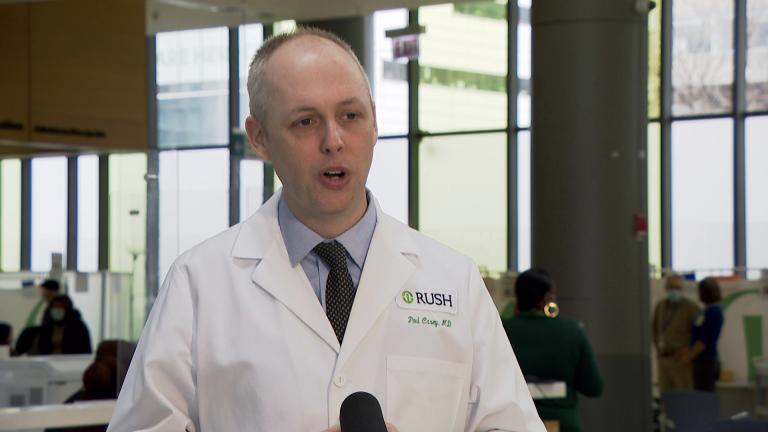Dr. Paul Casey or Rush University Medical Center. (WTTW News)