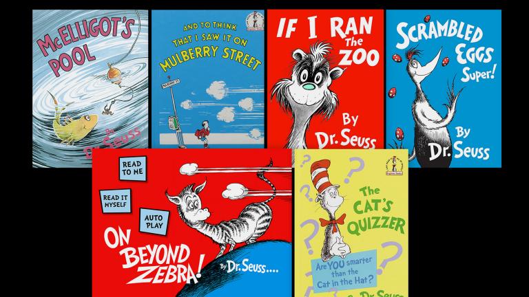 Six Dr. Seuss books will no longer be published. (WTTW News collage)