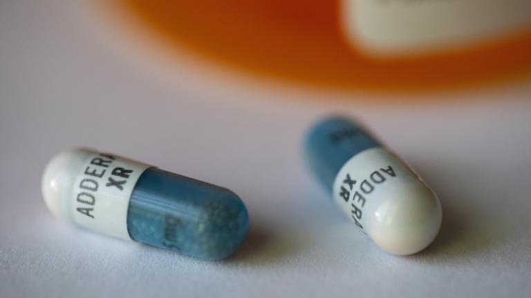 Adderall XR capsules are displayed on Feb. 24, 2023. Drug shortages are growing in the United States, and experts see no clear path to resolving them. (AP Photo / Jenny Kane, File)