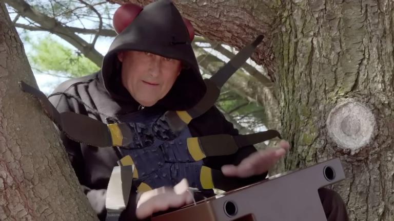 The Forest Preserve District of DuPage County’s video has humans act out periodical cicadas’ lifecycle. (Screenshot)