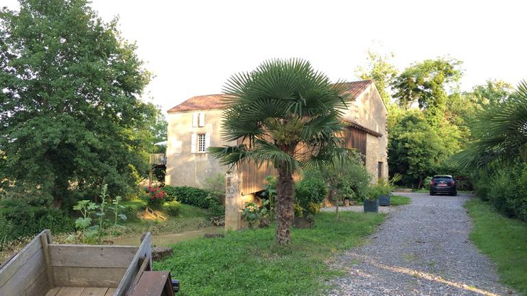 The converted water mill where David, his wife Michele, and daughter Charlotte lived in Plaisance du Gers, Gascony. (Courtesy David McAninch)