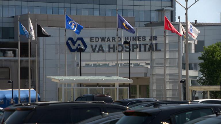 The Edward Hines Jr. Veterans Administration Hospital. (WTTW News)
