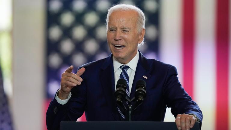President Joe Biden delivers remarks on the economy, Wednesday, June 28, 2023, at the Old Post Office in Chicago. (AP Photo / Charles Rex Arbogast)