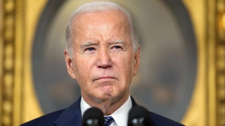 President Joe Biden speaks in the Diplomatic Reception Room of the White House, Feb. 8, 2024, in Washington. (AP Photo / Evan Vucci, File)