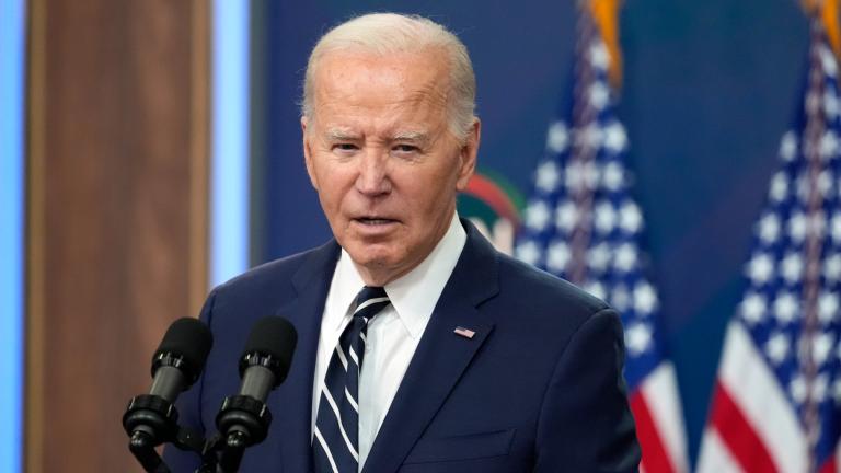 FILE - President Joe Biden speaks on April 12, 2024, in Washington. (Alex Brandon / AP Photo, File)