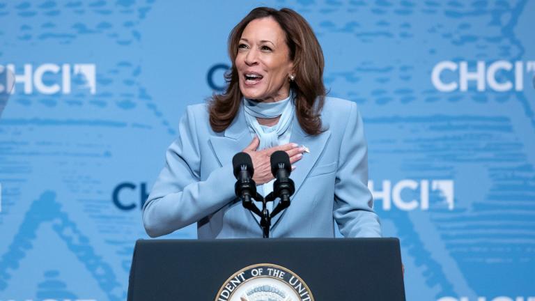 Democratic presidential nominee Vice President Kamala Harris speaks at Congressional Hispanic Caucus Institute (CHCI) Leadership Conference, at Ronald Reagan Building in Washington, Wednesday, Sept. 18, 2024. (AP Photo / Jose Luis Magana)