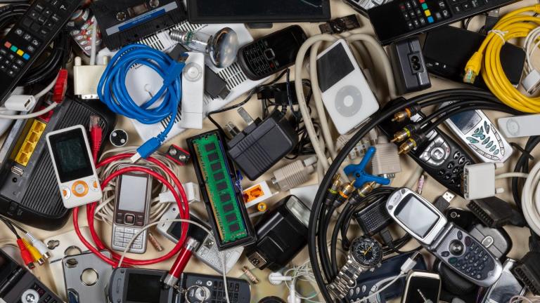 Electronic waste is pictured in a file photo. (Steve Allen Photo / iStock) 