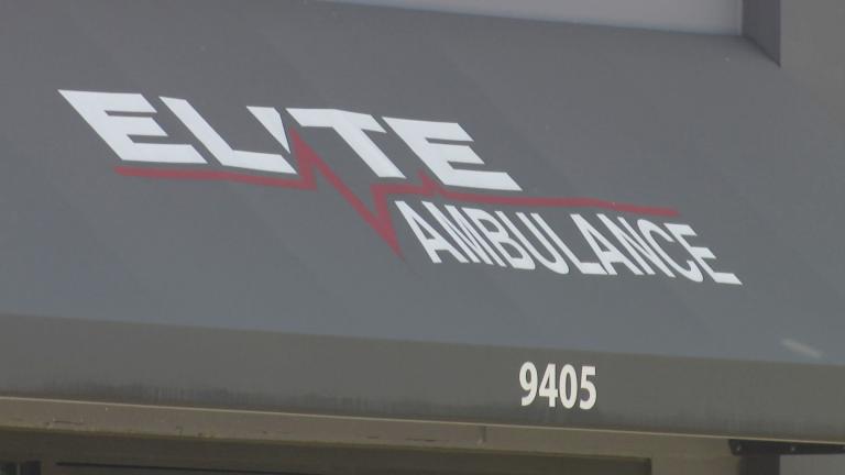 Elite Ambulance offices. (WTTW News)