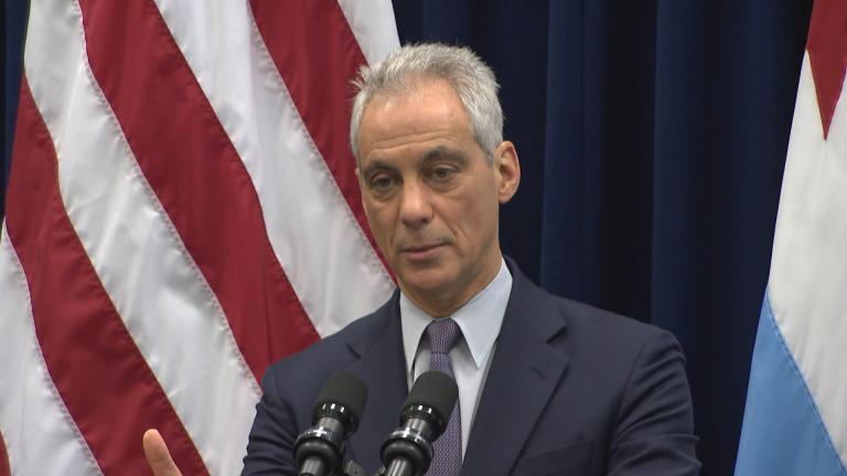 “No one thing is going to solve the problem across four funds,” Mayor Rahm Emanuel said of Chicago’s pension crisis on Wednesday, Dec. 12, 2018. “No one thing is going to solve the problem across four funds,” Mayor Rahm Emanuel said of Chicago’s pension crisis on Wednesday, Dec. 12, 2018.