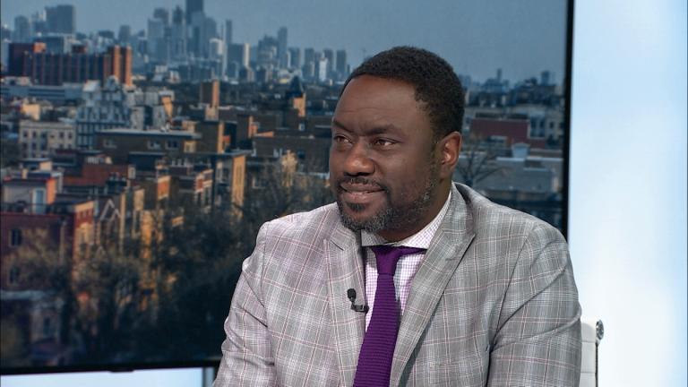 Emmanuel Andre appears on “Chicago Tonight” on June 17, 2026. (WTTW News)