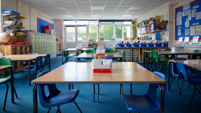 A classroom is pictured in a file photo. (Daisy-Daisy / iStock) 