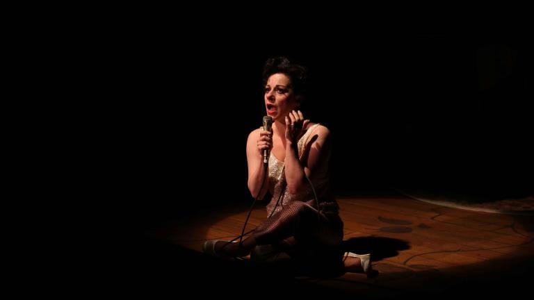 Angela Ingersoll as “Judy Garland" (Photo by Kelsey Jorissen)