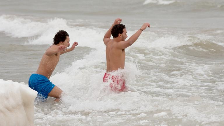 Test your Midwestern ability to withstand the cold at the 17th Chicago Polar Plunge. (Dori / Wikimedia Commons)