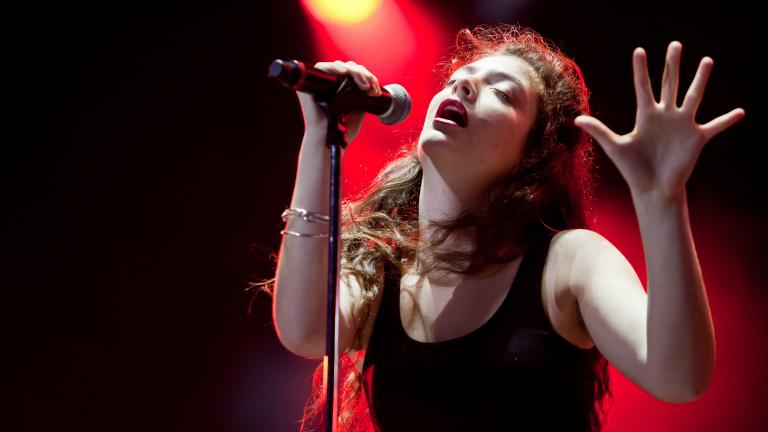 Lorde performs in 2014 at Lollapalooza Brasil. The singer-songwriter performs Thursday in Chicago. (Liliane Callegari / Flickr)