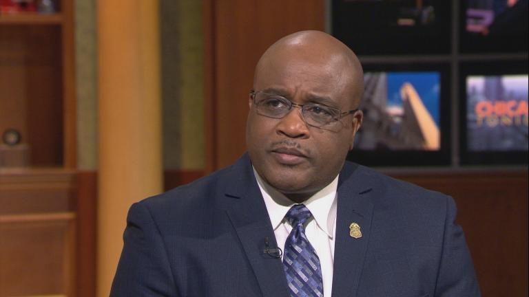 FBI Special Agent in Charge Emmerson Buie Jr. appears on “Chicago Tonight.” (WTTW News)